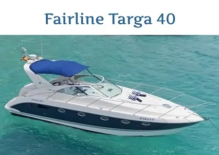 fairline targa 40 mallorca alquiler