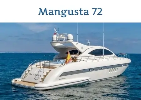 mangusta 72 mallorca alquiler