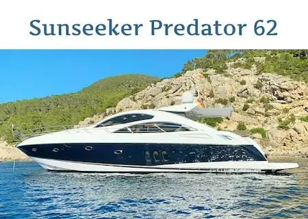 sunseeker predator 62 ibiza charter